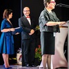 Małgorzata Skonieczna, prezes PFPŻ ZP w trakcie uroczystego rozpoczęcia Gali „Forum 100”
